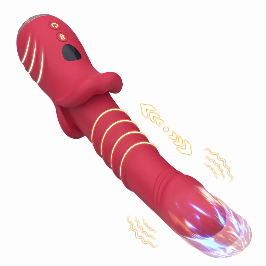 ARMONY - POINT A STIMULIERENDER VIBRATORDILDO ROT